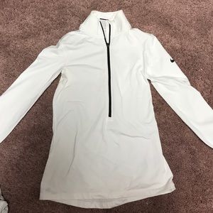 Nike Pro Dri Fit white pullover never worn